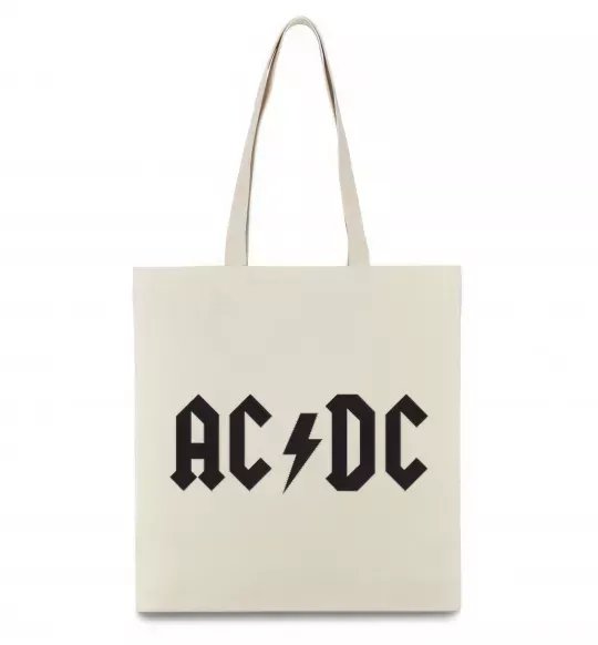Эко-сумка AC/DC Бежевый фото
