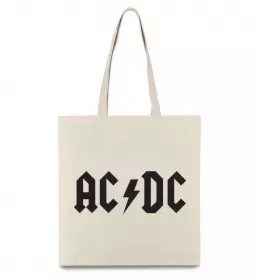 Эко-сумка AC/DC Бежевый фото