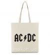 Еко-сумка AC/DC Бежевий фото