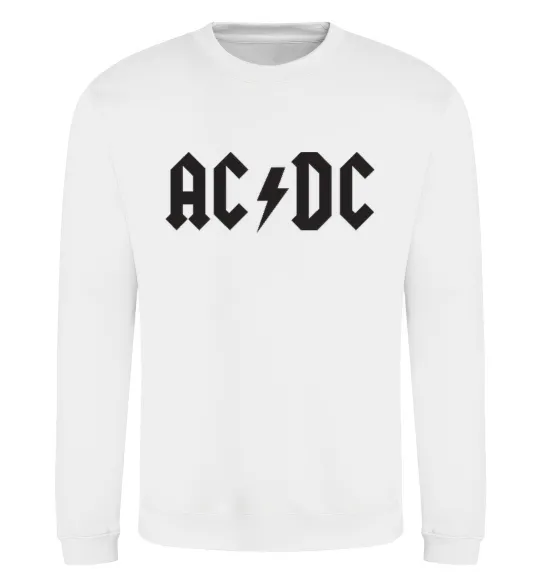 Світшот AC/DC Білий фото