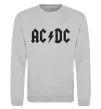 Світшот AC/DC Сірий меланж фото