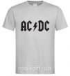 Чоловіча футболка AC/DC Сірий фото