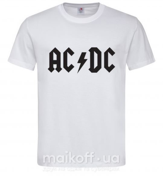 Чоловіча футболка AC/DC Білий фото