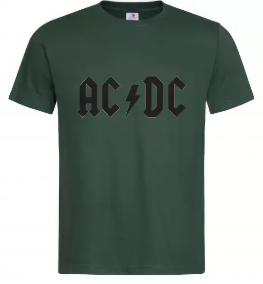 Мужская футболка AC/DC Темно-зеленый фото