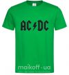 Мужская футболка AC/DC Зеленый фото
