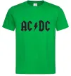 Мужская футболка AC/DC Зеленый фото