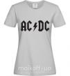 Женская футболка AC/DC Серый фото