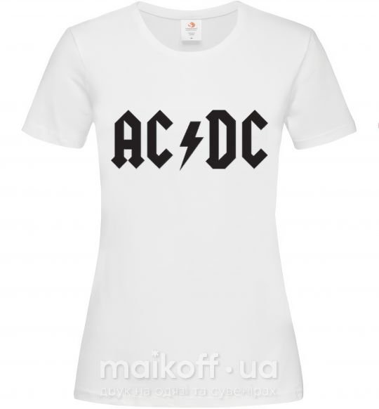 Женская футболка AC/DC Белый фото