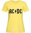 Женская футболка AC/DC Лимонный фото
