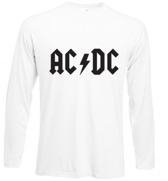 Лонгслів AC/DC Білий фото