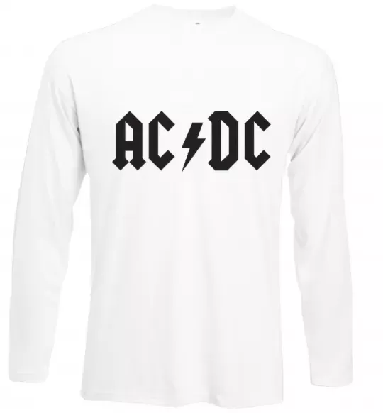 Лонгслів AC/DC Білий фото
