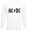 Лонгслів AC/DC Білий Лонгслів AC/DC Білий фото