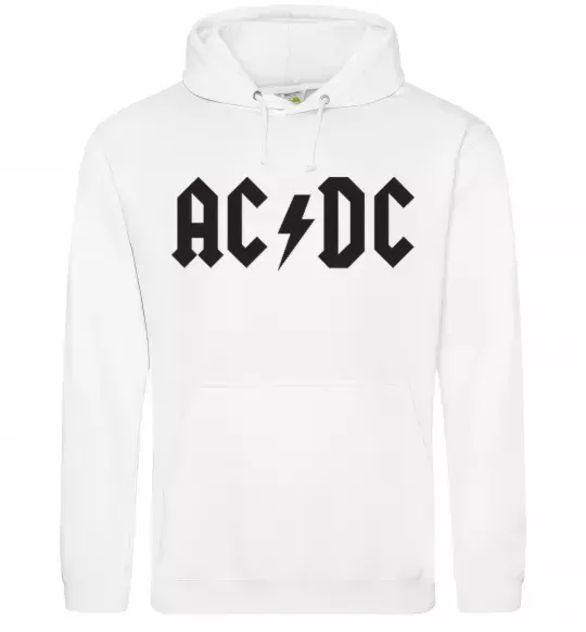Чоловіча толстовка (худі) AC/DC Білий фото