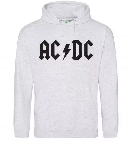 Чоловіча толстовка (худі) AC/DC Сірий меланж фото