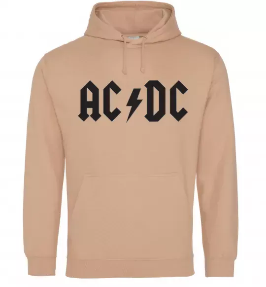 Чоловіча толстовка (худі) AC/DC Пісочний фото