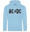 Чоловіча толстовка (худі) AC/DC Блакитний фото