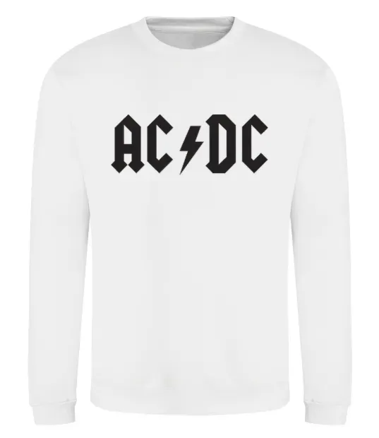 Світшот AC/DC Білий фото