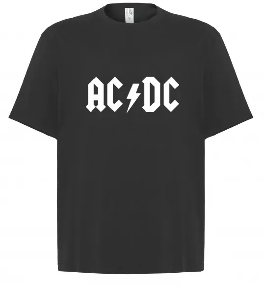 Футболка Оверсайз AC/DC Чорний фото