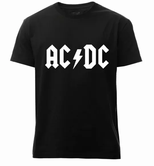 Мужская премиум футболка AC/DC Черный фото
