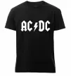 Мужская премиум футболка AC/DC Черный фото