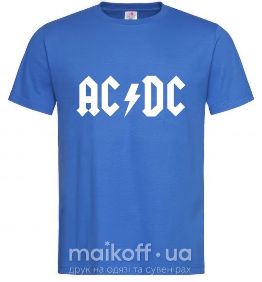 Чоловіча футболка AC/DC Яскраво-синій фото