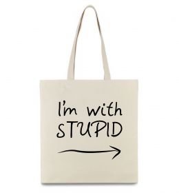 Эко-сумка I'M WITH STUPID