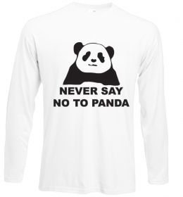 Лонгслів Never say no to panda Лонгслів Never say no to panda