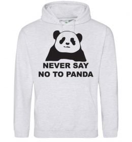 Жіноча толстовка (худі) Never say no to panda