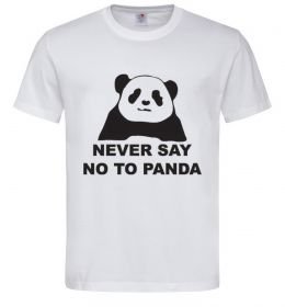 Чоловіча футболка Never say no to panda