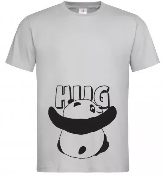 Чоловіча футболка HUG Сірий фото