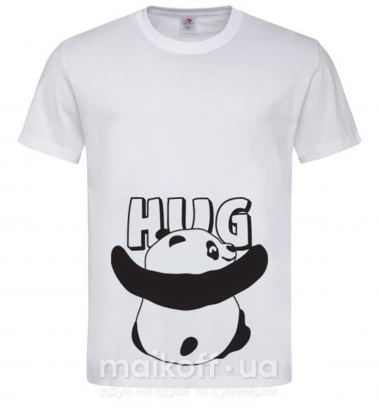Мужская футболка HUG Белый фото
