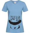 Женская футболка HUG Голубой фото