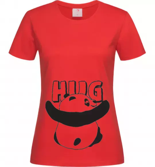 Женская футболка HUG Красный фото