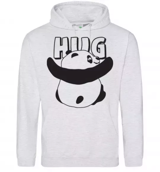 Женская толстовка (худи) HUG Серый меланж фото