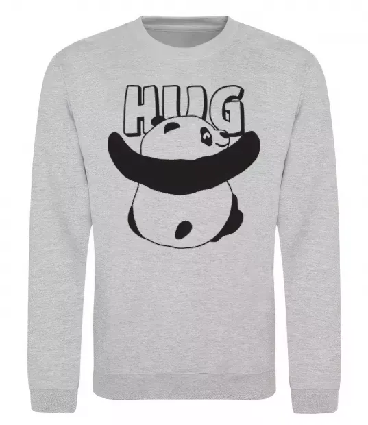 Світшот HUG Сірий меланж фото