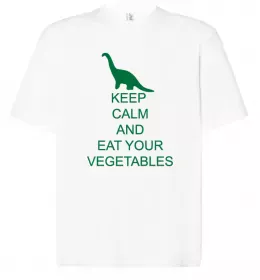 Футболка Оверсайз Keep Calm And Say Cheese Белый фото