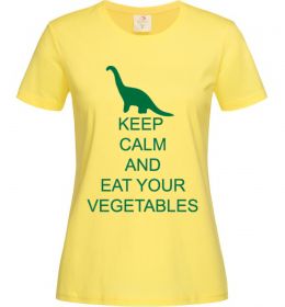 Жіноча футболка KEEP CALM AND EAT VEGETABLES