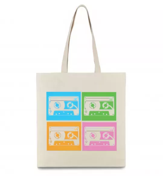 Эко-сумка audiocassette Бежевый фото
