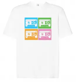 Футболка Оверсайз PURR PURR PURR Білий фото