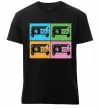 Чоловіча преміум футболка audiocassette Чорний фото