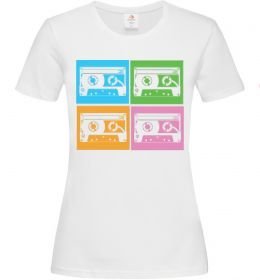 Жіноча футболка audiocassette Жіноча футболка audiocassette