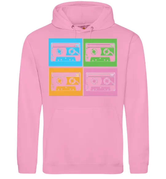 Чоловіча толстовка (худі) audiocassette Рожевий фото