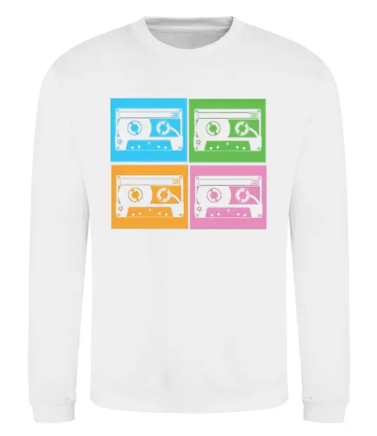 Свитшот audiocassette Белый фото