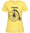 Женская футболка TRAVEL. Лимонный фото