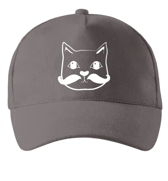 Кепка Кіт з вусами Серый фото
