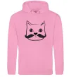 Жіноча толстовка (худі) Кіт з вусами Рожевий фото