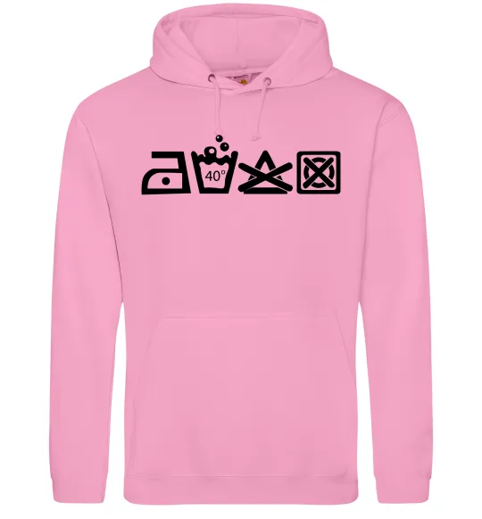 Чоловіча толстовка (худі) INSTRUCTIONS FOR USE Рожевий фото