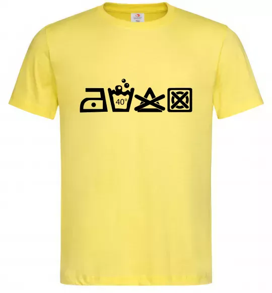 Чоловіча футболка INSTRUCTIONS FOR USE Лимонний фото