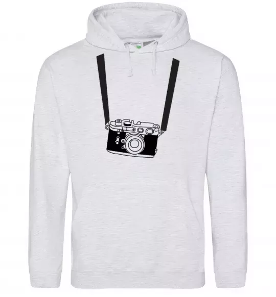Мужская толстовка (худи) FOR PHOTOGRAPHER Серый меланж фото