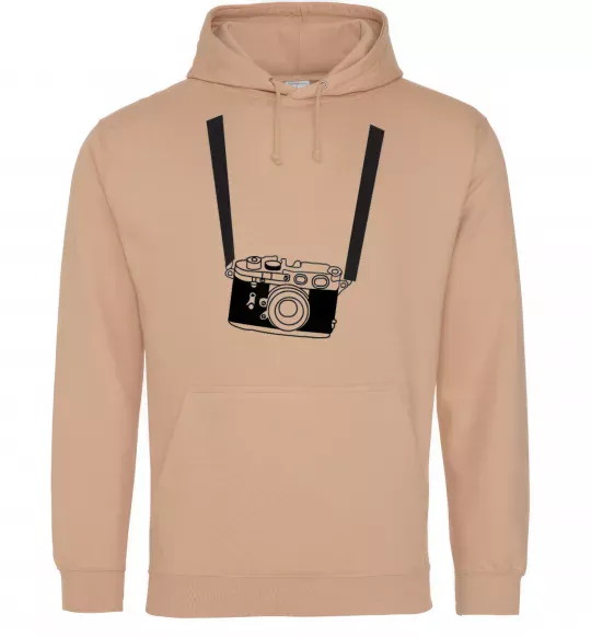 Мужская толстовка (худи) FOR PHOTOGRAPHER Песочный фото